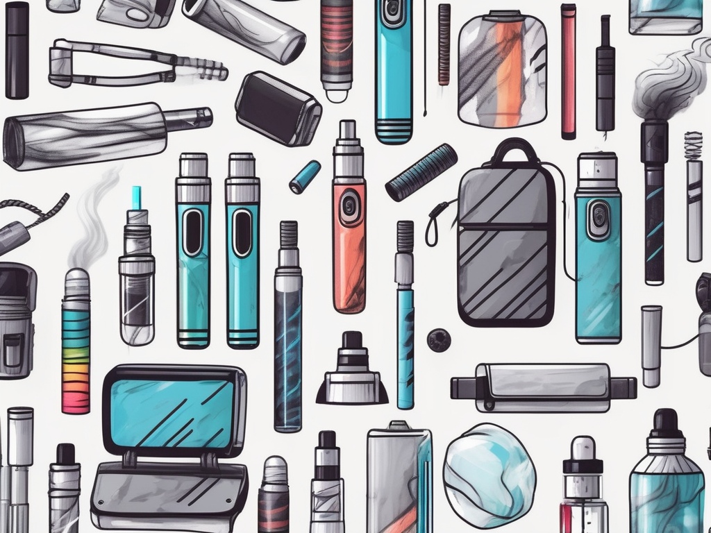 Various vaping devices hidden inside common teen items such as school supplies or sports equipment