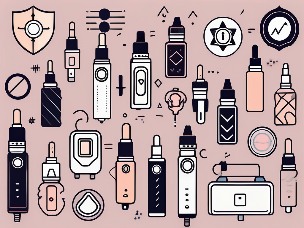 A variety of vape devices