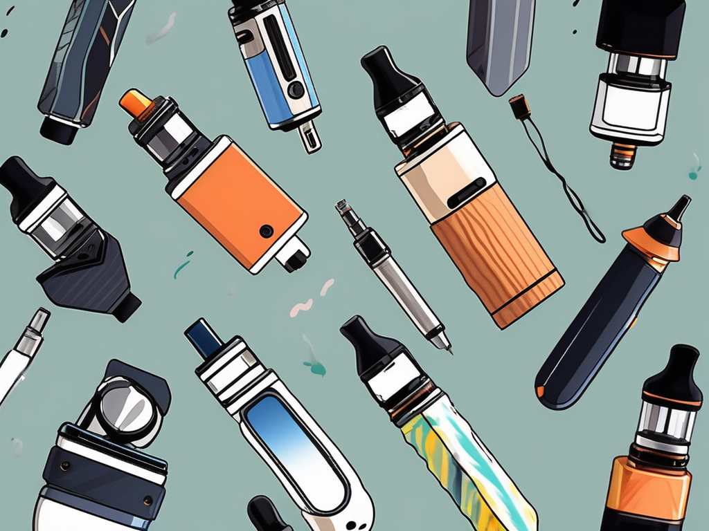 Various types of vapes